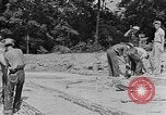 Image of hammering rock slabs Tennessee United States USA, 1940, second 11 stock footage video 65675050026