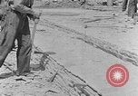 Image of hammering rock slabs Tennessee United States USA, 1940, second 19 stock footage video 65675050026