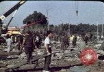 Image of bulldozers and cranes Beirut Lebanon, 1983, second 17 stock footage video 65675050075