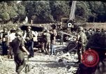Image of bulldozers and cranes Beirut Lebanon, 1983, second 27 stock footage video 65675050075