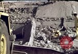 Image of bulldozers and cranes Beirut Lebanon, 1983, second 49 stock footage video 65675050075