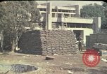 Image of sandbagged outpost Beirut Lebanon, 1983, second 10 stock footage video 65675050093