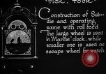 Image of clock parts Detroit Michigan USA, 1920, second 33 stock footage video 65675050148