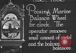 Image of clock parts Detroit Michigan USA, 1920, second 6 stock footage video 65675050149