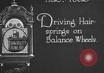 Image of clock parts Detroit Michigan USA, 1920, second 28 stock footage video 65675050149