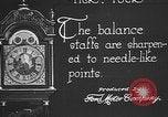 Image of clock parts Detroit Michigan USA, 1920, second 39 stock footage video 65675050149