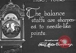 Image of clock parts Detroit Michigan USA, 1920, second 40 stock footage video 65675050149