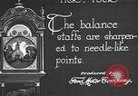 Image of clock parts Detroit Michigan USA, 1920, second 42 stock footage video 65675050149