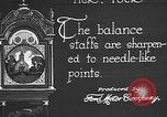 Image of clock parts Detroit Michigan USA, 1920, second 44 stock footage video 65675050149