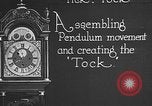 Image of clock parts Detroit Michigan USA, 1920, second 54 stock footage video 65675050149