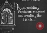 Image of clock parts Detroit Michigan USA, 1920, second 55 stock footage video 65675050149