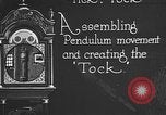 Image of clock parts Detroit Michigan USA, 1920, second 57 stock footage video 65675050149