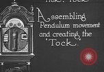 Image of clock parts Detroit Michigan USA, 1920, second 58 stock footage video 65675050149