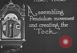 Image of clock parts Detroit Michigan USA, 1920, second 59 stock footage video 65675050149