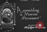 Image of assembling clocks Detroit Michigan USA, 1920, second 6 stock footage video 65675050150