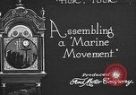 Image of assembling clocks Detroit Michigan USA, 1920, second 7 stock footage video 65675050150