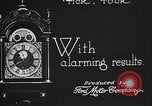 Image of assembling clocks Detroit Michigan USA, 1920, second 51 stock footage video 65675050150
