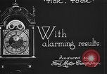 Image of assembling clocks Detroit Michigan USA, 1920, second 52 stock footage video 65675050150