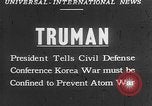 Image of Harry S Truman Washington DC USA, 1951, second 15 stock footage video 65675050151