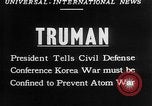Image of Harry S Truman Washington DC USA, 1951, second 22 stock footage video 65675050151