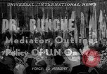 Image of Dr Ralph Bunche Los Angeles California USA, 1951, second 1 stock footage video 65675050152