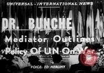 Image of Dr Ralph Bunche Los Angeles California USA, 1951, second 3 stock footage video 65675050152