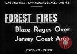 Image of forest fire New Jersey United States USA, 1951, second 5 stock footage video 65675050154