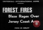 Image of forest fire New Jersey United States USA, 1951, second 6 stock footage video 65675050154