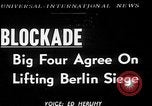 Image of Jessup-Malik Agreement ends Berlin Blockade New York United States USA, 1949, second 1 stock footage video 65675050156