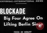 Image of Jessup-Malik Agreement ends Berlin Blockade New York United States USA, 1949, second 3 stock footage video 65675050156