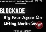 Image of Jessup-Malik Agreement ends Berlin Blockade New York United States USA, 1949, second 4 stock footage video 65675050156
