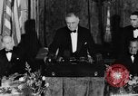 Image of President Franklin D. Roosevelt Washington DC USA, 1937, second 40 stock footage video 65675050165