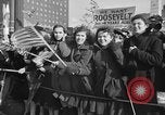 Image of Franklin D. Roosevelt campaigning for reelection Buffalo New York USA, 1940, second 34 stock footage video 65675050187
