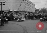Image of Franklin D. Roosevelt campaigning for reelection Buffalo New York USA, 1940, second 57 stock footage video 65675050187