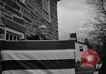 Image of FDR dedicates new post office Hyde Park New York USA, 1940, second 1 stock footage video 65675050190