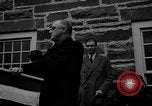 Image of FDR dedicates new post office Hyde Park New York USA, 1940, second 7 stock footage video 65675050190