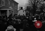 Image of FDR dedicates new post office Hyde Park New York USA, 1940, second 19 stock footage video 65675050190