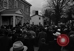 Image of FDR dedicates new post office Hyde Park New York USA, 1940, second 20 stock footage video 65675050190