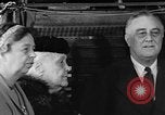 Image of FDR and his mother and wife voting Hyde Park New York USA, 1940, second 21 stock footage video 65675050191
