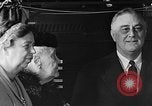 Image of FDR and his mother and wife voting Hyde Park New York USA, 1940, second 22 stock footage video 65675050191