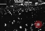 Image of Crowds celebrate on election night in Times Square New York City USA, 1940, second 28 stock footage video 65675050195