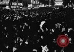 Image of Crowds celebrate on election night in Times Square New York City USA, 1940, second 30 stock footage video 65675050195