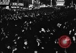 Image of Crowds celebrate on election night in Times Square New York City USA, 1940, second 31 stock footage video 65675050195