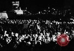 Image of Election returns showing in lights on Times Building New York City USA, 1940, second 7 stock footage video 65675050196