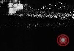 Image of Election returns showing in lights on Times Building New York City USA, 1940, second 22 stock footage video 65675050196