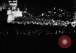 Image of Election returns showing in lights on Times Building New York City USA, 1940, second 24 stock footage video 65675050196