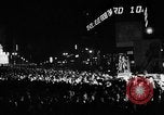 Image of Election returns showing in lights on Times Building New York City USA, 1940, second 34 stock footage video 65675050196