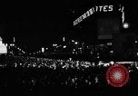 Image of Election returns showing in lights on Times Building New York City USA, 1940, second 38 stock footage video 65675050196