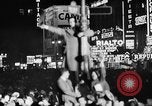 Image of Presidential election returns displayed on Times building New York City USA, 1940, second 5 stock footage video 65675050197