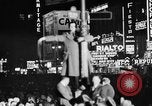 Image of Presidential election returns displayed on Times building New York City USA, 1940, second 7 stock footage video 65675050197
